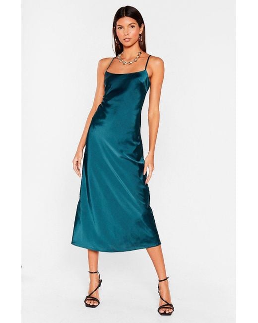 nasty gal emerald green dress