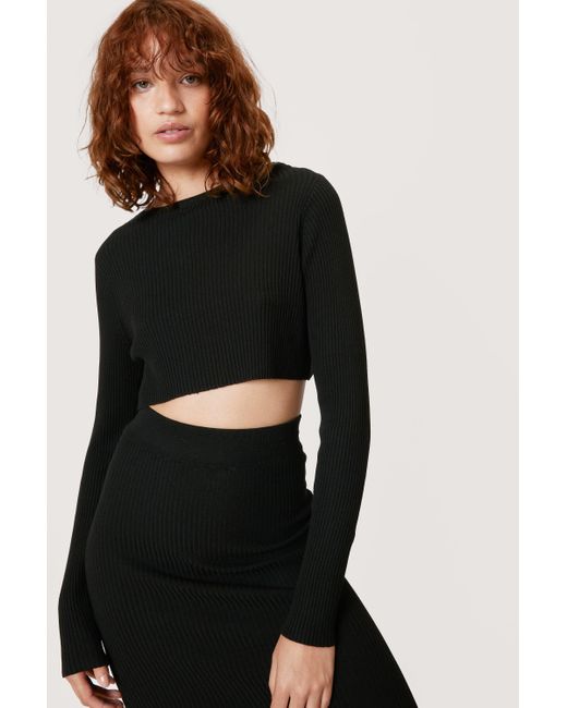 crop skirt set