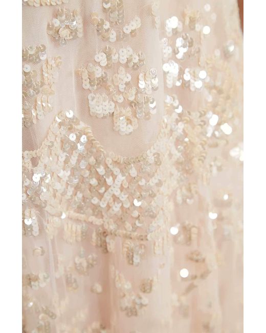 honesty flower gown needle and thread