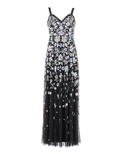 needle and thread wildflower sequin gown
