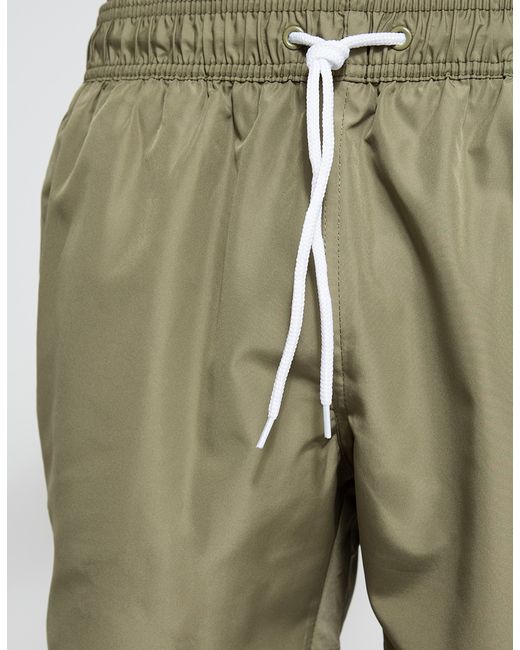 Topman Olive Poseidon Swim Shorts in Green for Men (olive) Lyst