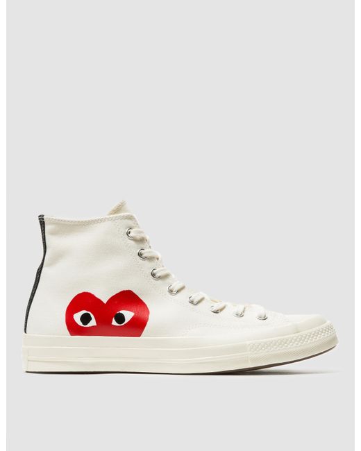 converse comme des garçons homme beige