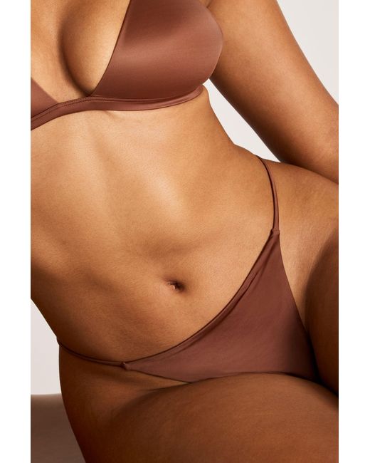 Negative Underwear Brown Glacé String Thong