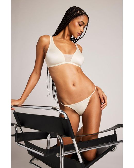 Negative Underwear Brown Glacé String Thong