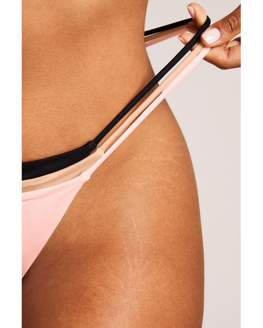 Negative Underwear Black Glacé String Thong