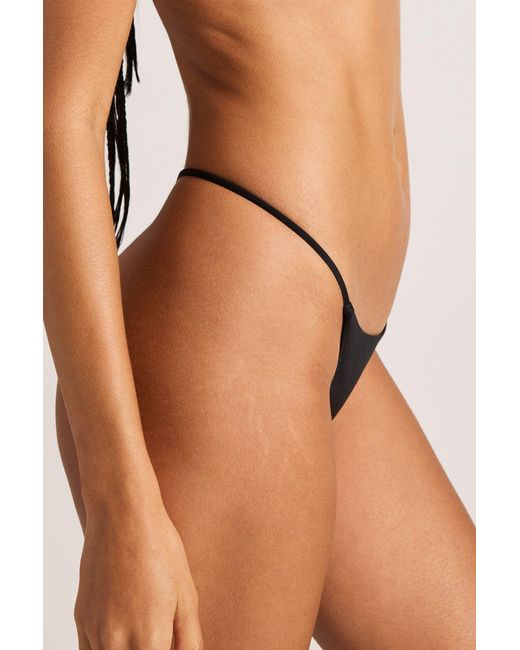 Negative Underwear Black Glacé String Thong