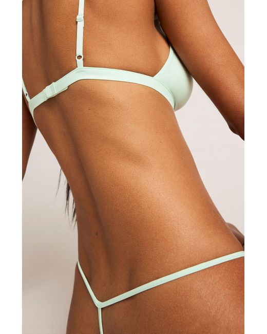 Negative Underwear Brown Glacé String Thong