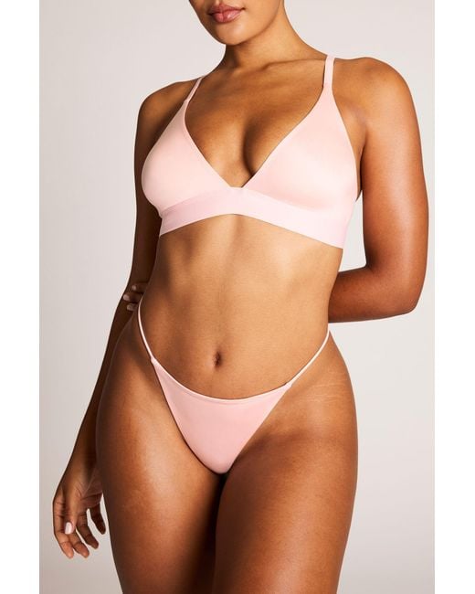 Negative Underwear Brown Glacé String Thong