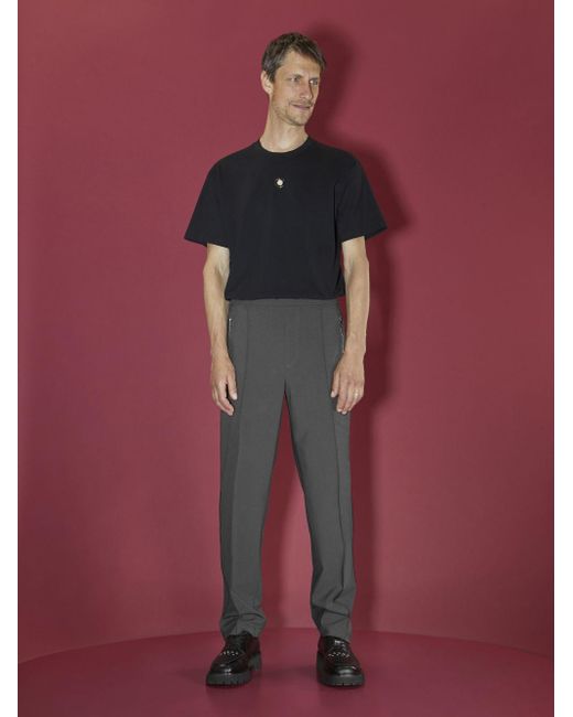 Neil Barrett Permanent Pressed Crease Slim-straight Tailored Trackpant for men