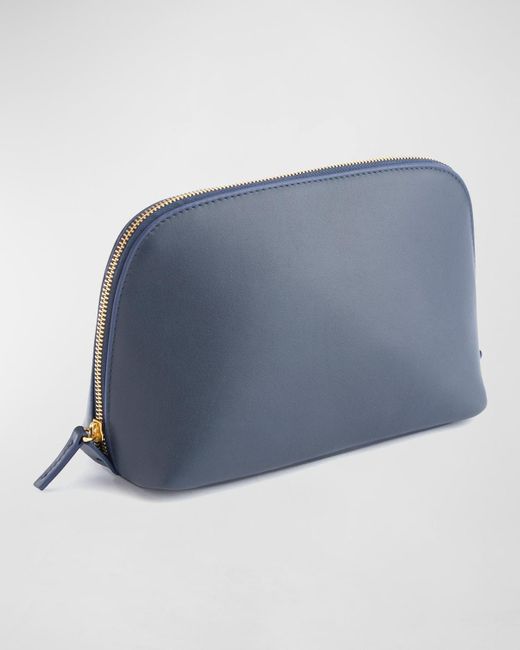 ROYCE New York Signature Cosmetic Bag in Blue Lyst