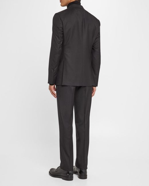Giorgio Armani Soft Basic Two-piece Suit, Black for men