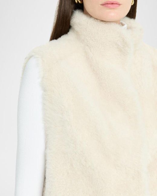 UTZON Natural Victor Reversible Shearling Vest