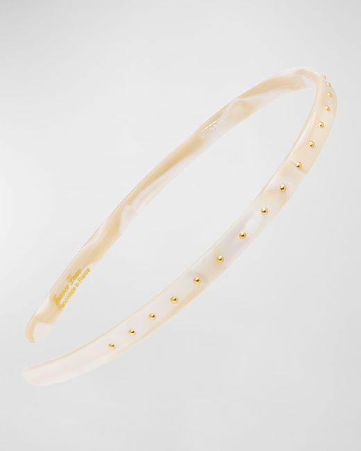 France Luxe Natural Studded 1/4" Ultracomfort Headband