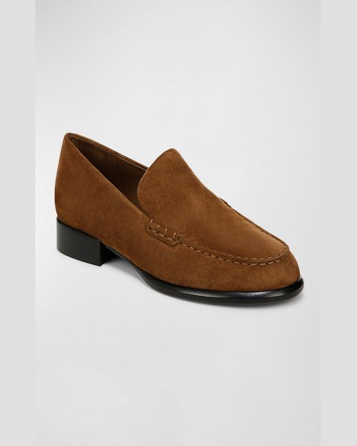 Vince Brown Naomi Suede Easy Loafers