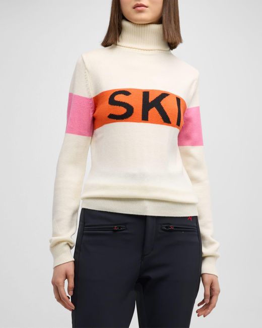 Perfect Moment Multicolor Ski Intarsia Knit Sweater