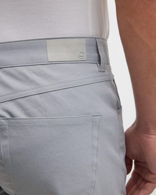 Peter Millar Gray Eb66 5-pocket Performance Pants for men