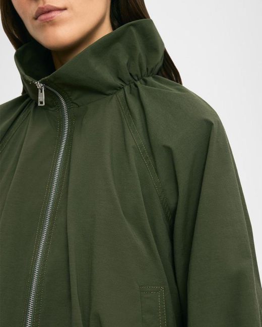 Veronica Beard Green Circe Blouson Jacket