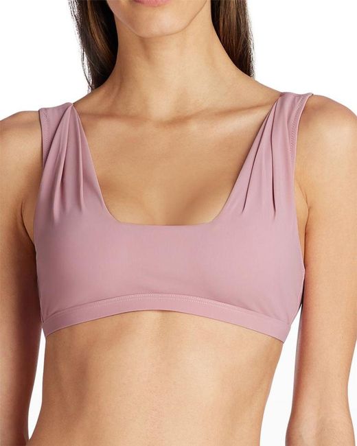 VALIMARE Pink Como Bikini Top