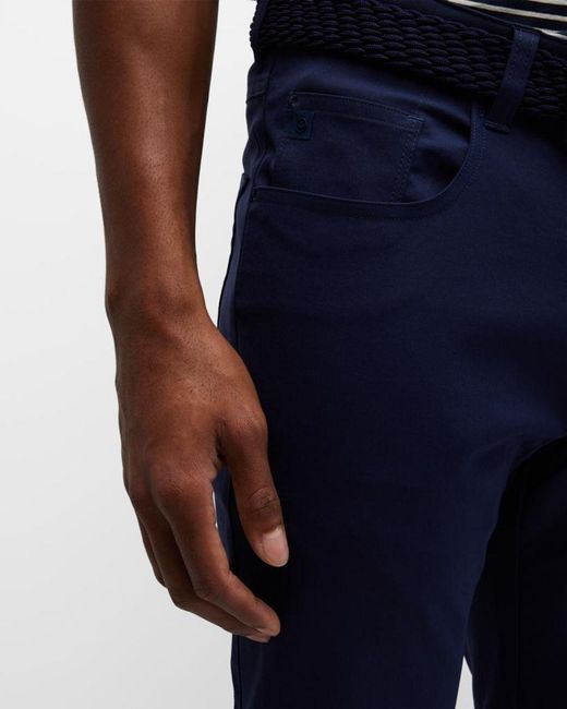 Peter Millar Blue Eb66 5-pocket Performance Pants for men