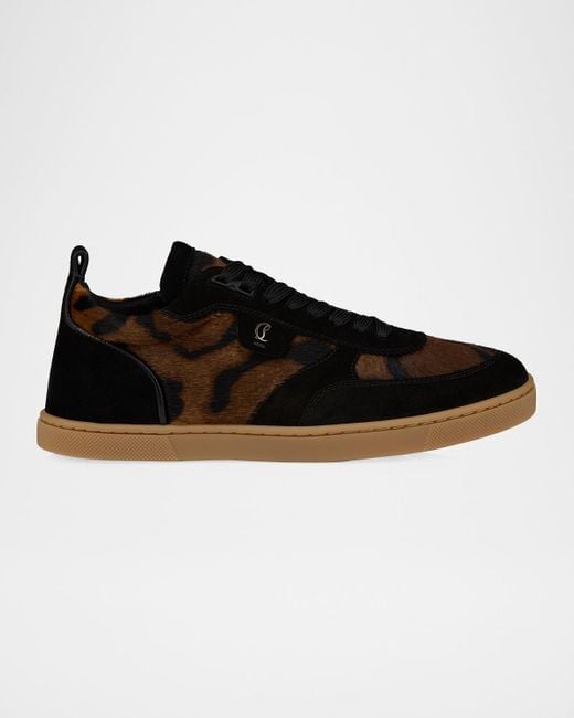 Christian Louboutin Black Tutti Rui Donna Sole Low-Top Sneakers