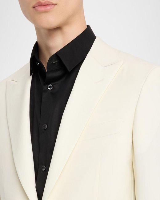 Canali Natural Apos;S Wool Peak Lapel Dinner Jacket for men