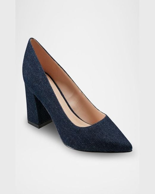 marc fisher block heel pumps