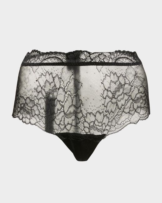 Lise Charmel Black Sublime En Dentelle Boyshorts