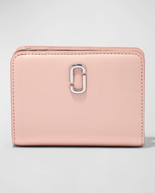Marc Jacobs Pink The J Marc Mini Compact Wallet