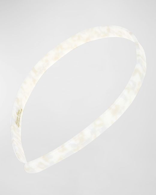 France Luxe White Classic Ultra-Comfort Headband