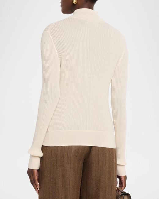 Rag & Bone Natural Lucy Ribbed Henley