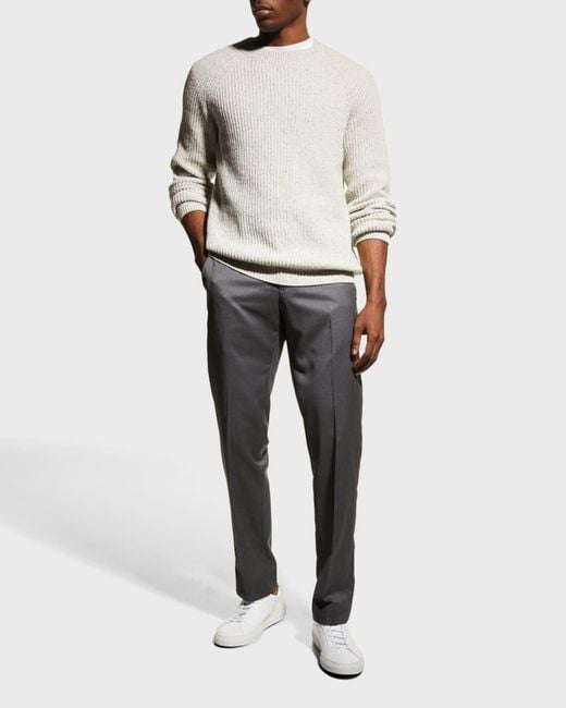 Zanella Gray Apos;S Parker New Basic Wool Pants for men