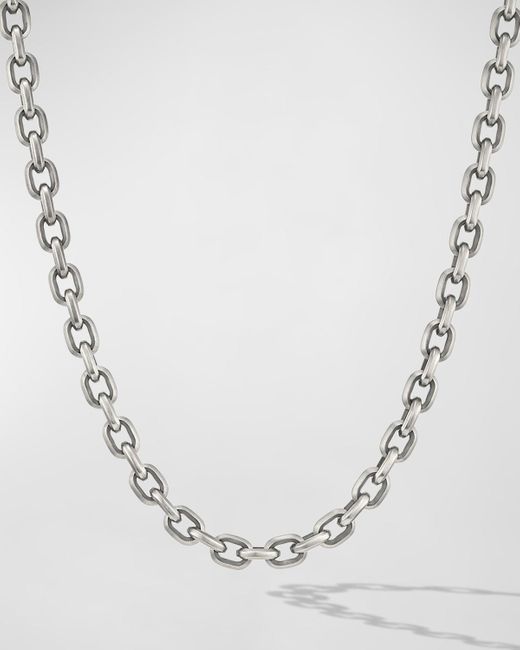 David Yurman White Deco Chain Link Necklace for men