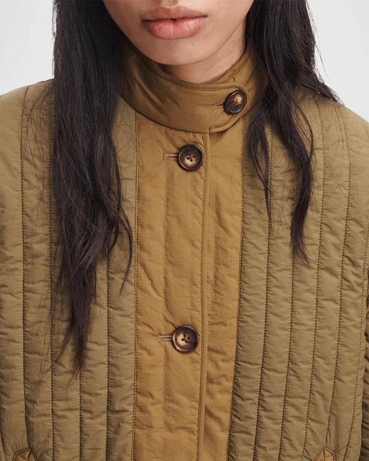 Rag & Bone Brown Vito Quilted Liner Jacket