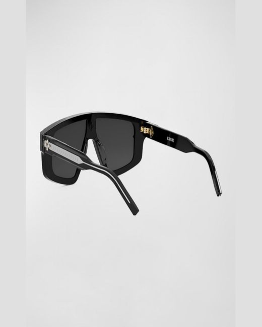 Dior Black Cd Diamond M1U Sunglasses for men