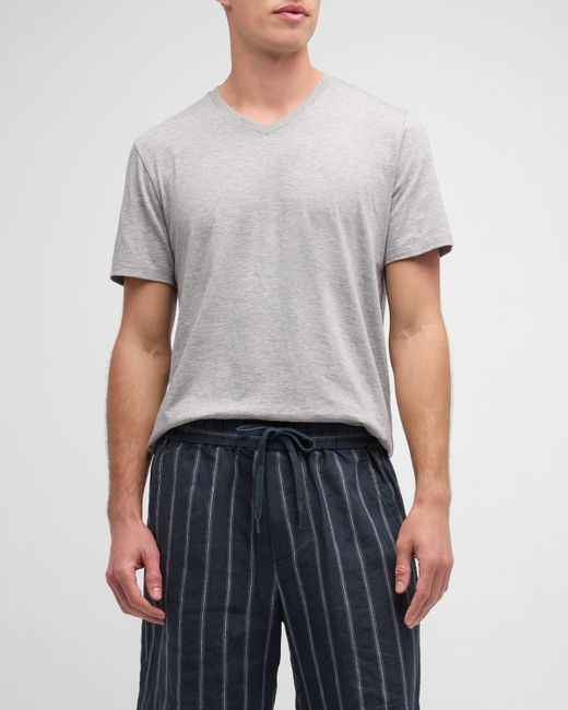 Vince Gray Short-Sleeve V-Neck Jersey T-Shirt for men