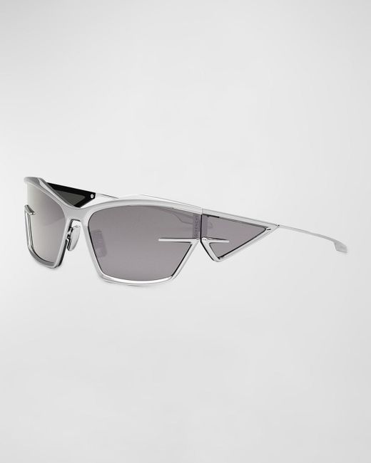 Givenchy Metallic Givcut 4g Metal Geometric Sunglasses for men
