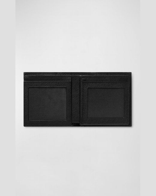 Montblanc Black Sartorial Bifold Wallet With Id Window for men