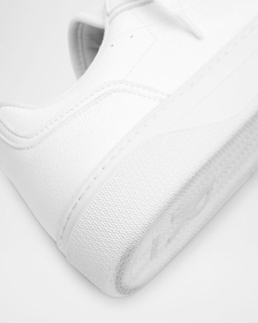 Represent White Initial Leather Low-Top Sneakers for men