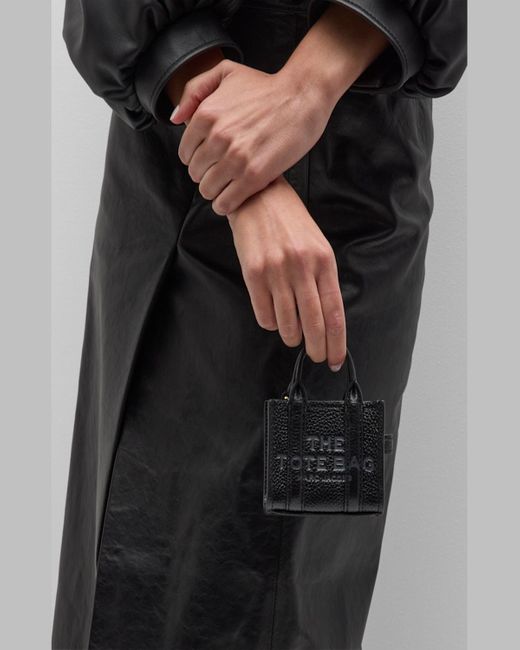 Marc Jacobs Black The Nano Tote Bag Charm