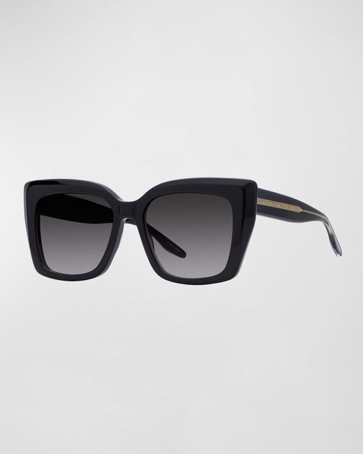 Barton Perreira Multicolor Devine Square Acetate & Titanium Sunglasses