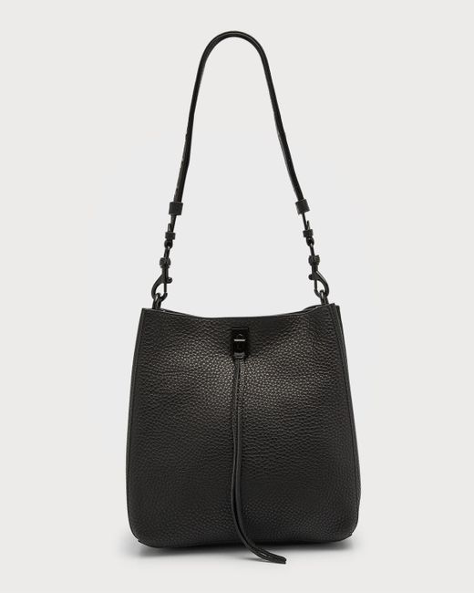 Rebecca Minkoff Black Darren Leather Hobo Bag