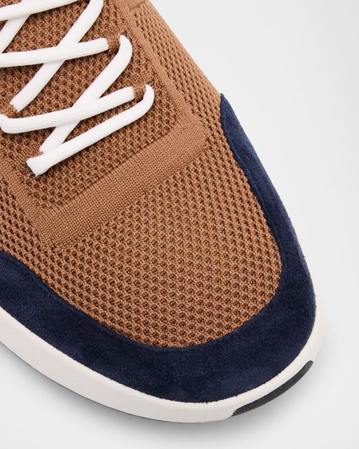 Kiton Multicolor Apos;S Knit Runner Sneakers for men