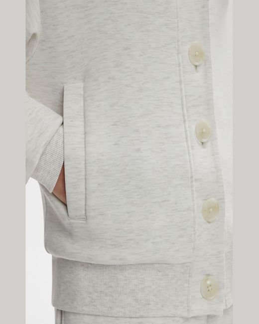 Varley Natural Celeste Button-Front Sweatshirt
