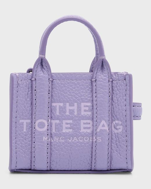 Marc Jacobs Purple The Nano Tote Bag Charm