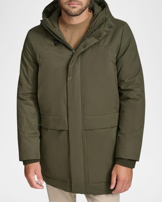 Andrew Marc Green Sueded Midweight Jacket for men