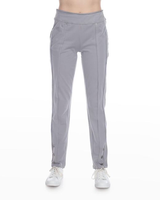 Neon Buddha Plus Size Skinny Ankle Pants in Gray | Lyst