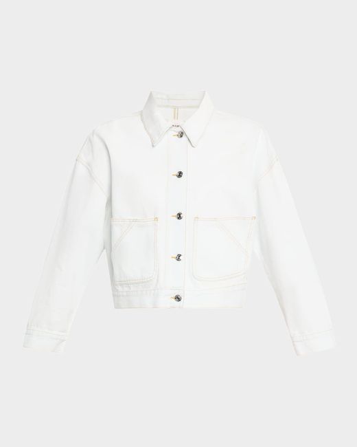 FRAME White The Boxy Field Jacket