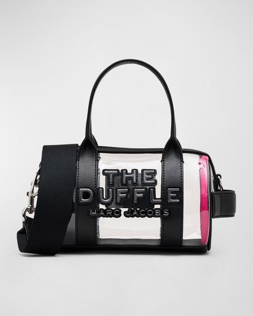 Marc Jacobs Black The Clear Mini Duffle Bag