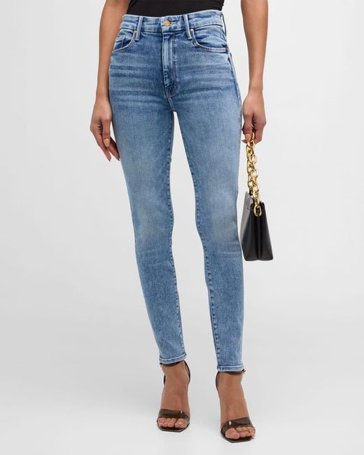 Mother Blue The Looker Ankle Jeans