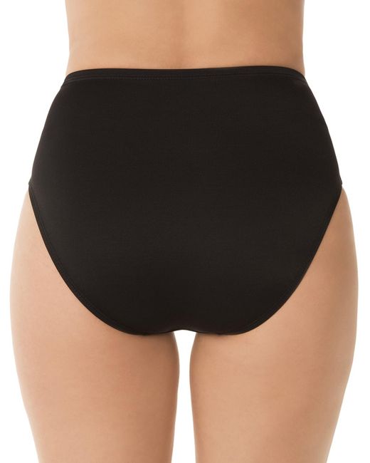 Miraclesuit Black Basic High-Rise Bikini Bottom